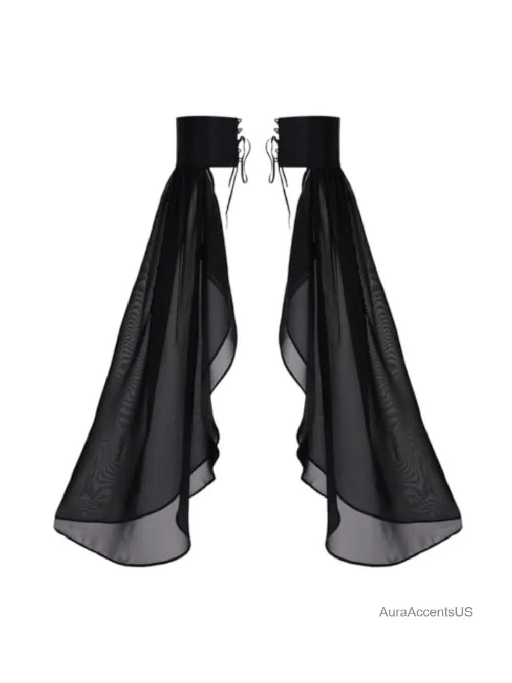 Long Detachable Tulle Gloves for Wedding Halloween Party